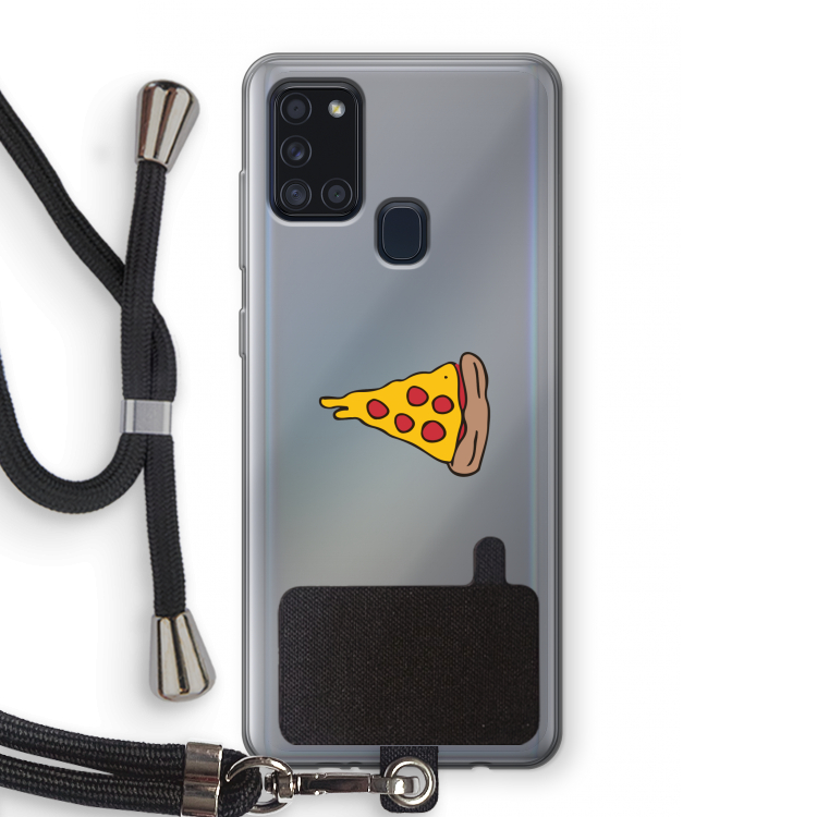 You Complete Me #1: Samsung Galaxy A21s Transparant Hoesje met koord