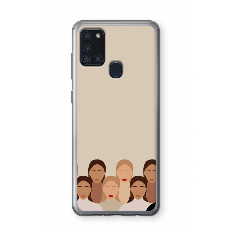 Girls girls girls: Samsung Galaxy A21s Transparant Hoesje