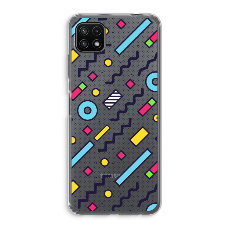 8-bit N°8: Samsung Galaxy A22 5G Transparant Hoesje