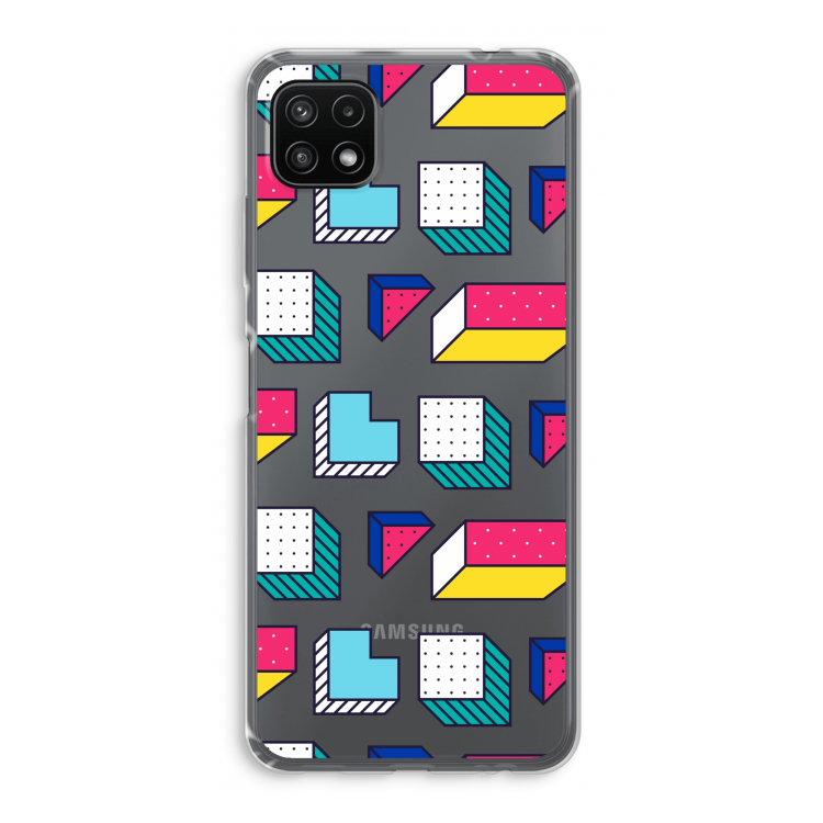 8-bit N°7: Samsung Galaxy A22 5G Transparant Hoesje