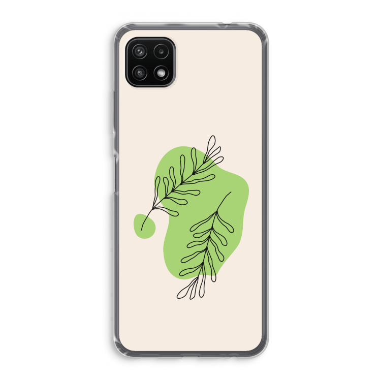 Beleaf in you: Samsung Galaxy A22 5G Transparant Hoesje