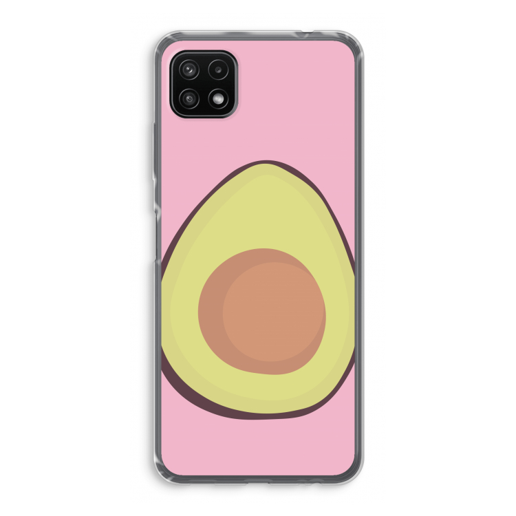 Avocado: Samsung Galaxy A22 5G Transparant Hoesje