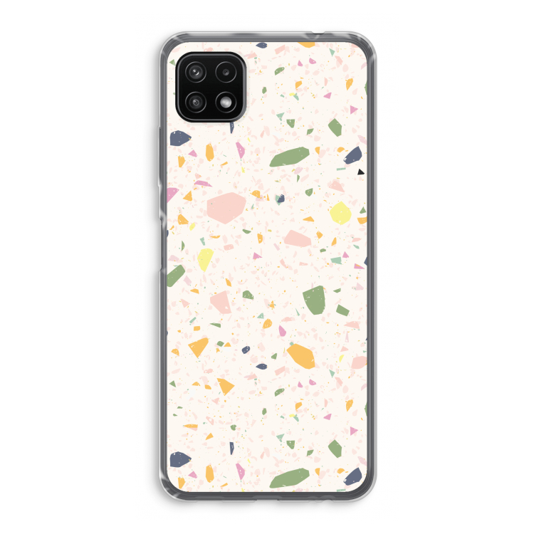 Terrazzo N°21: Samsung Galaxy A22 5G Transparant Hoesje
