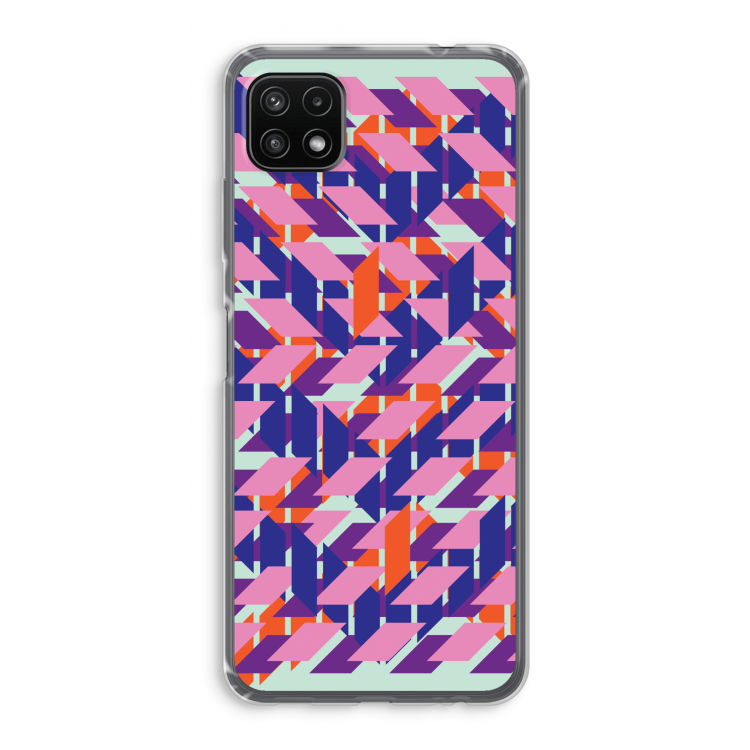 Skew Blush 3: Samsung Galaxy A22 5G Transparant Hoesje