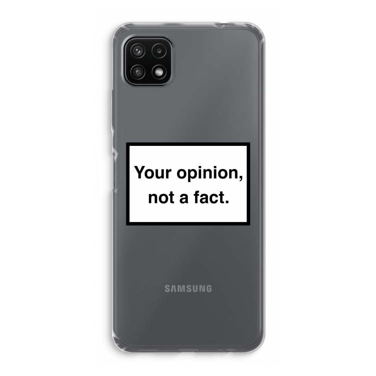 Your opinion: Samsung Galaxy A22 5G Transparant Hoesje