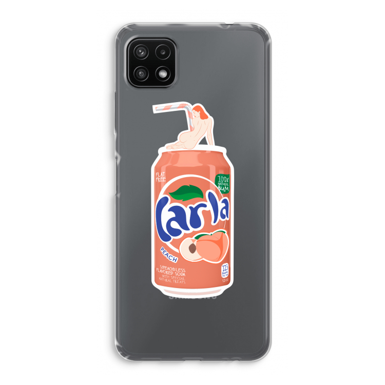 S(peach)less: Samsung Galaxy A22 5G Transparant Hoesje