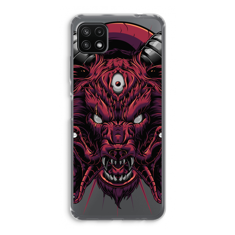Hell Hound and Serpents: Samsung Galaxy A22 5G Transparant Hoesje