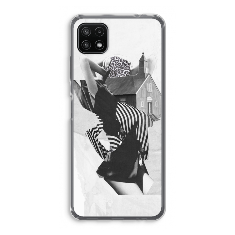 House: Samsung Galaxy A22 5G Transparant Hoesje
