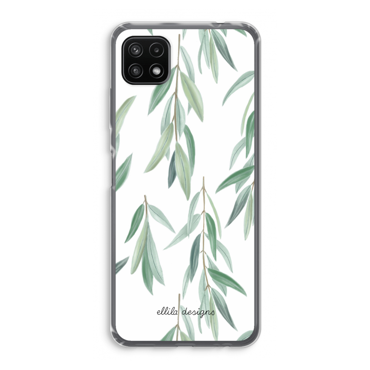 Branch up your life: Samsung Galaxy A22 5G Transparant Hoesje