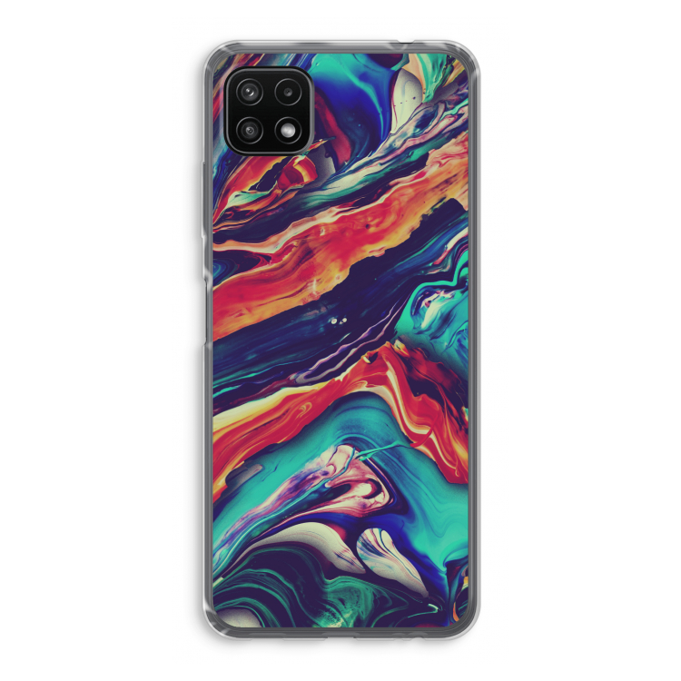Chameleon Sun: Samsung Galaxy A22 5G Transparant Hoesje