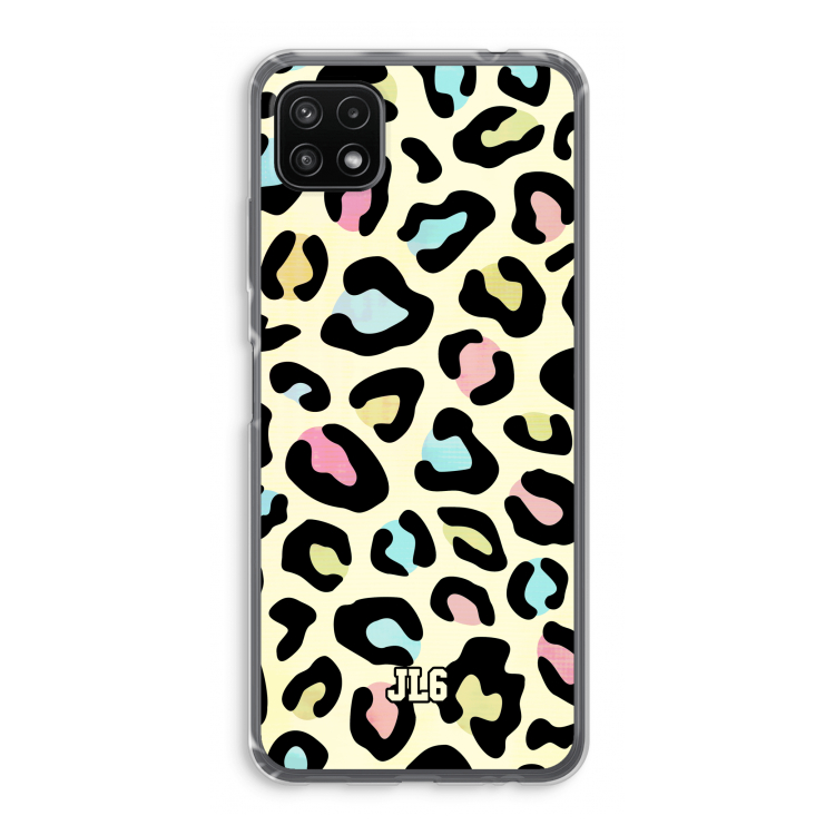 Leopard pattern: Samsung Galaxy A22 5G Transparant Hoesje