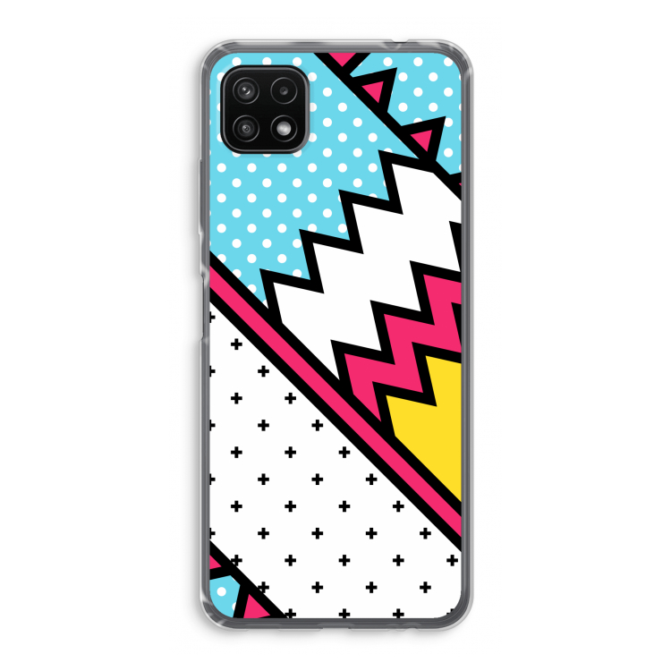 Pop Art #2: Samsung Galaxy A22 5G Transparant Hoesje
