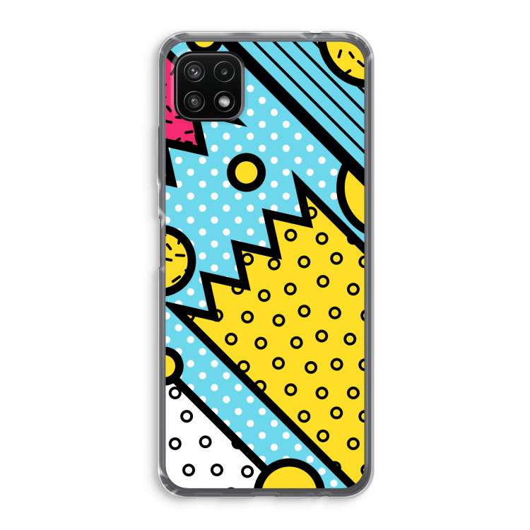 Pop Art #1: Samsung Galaxy A22 5G Transparant Hoesje