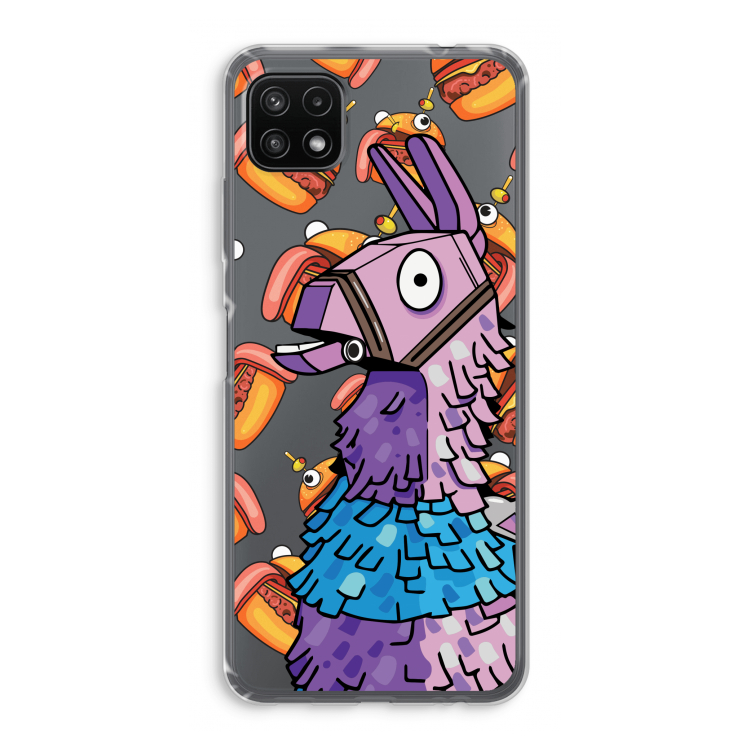 Loot Burger: Samsung Galaxy A22 5G Transparant Hoesje