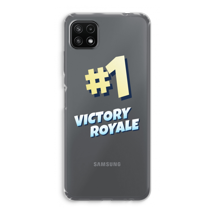 Victory Royale: Samsung Galaxy A22 5G Transparant Hoesje
