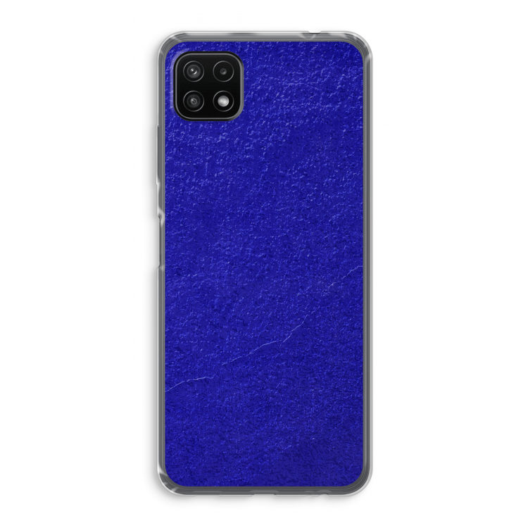 Majorelle Blue: Samsung Galaxy A22 5G Transparant Hoesje