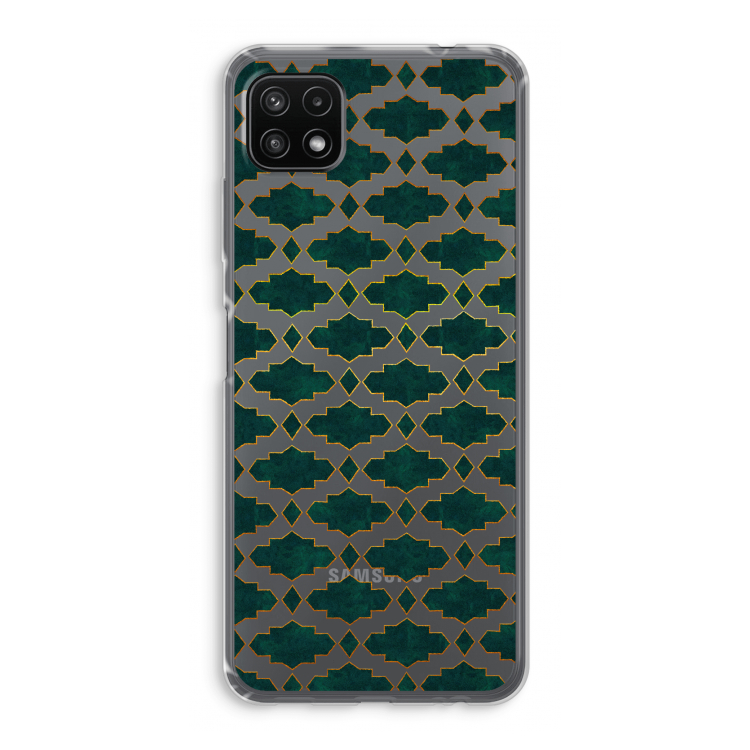 Moroccan tiles: Samsung Galaxy A22 5G Transparant Hoesje
