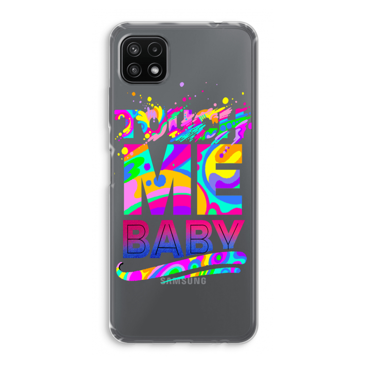 Touch Me: Samsung Galaxy A22 5G Transparant Hoesje
