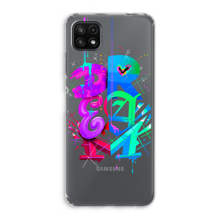 Dream: Samsung Galaxy A22 5G Transparant Hoesje