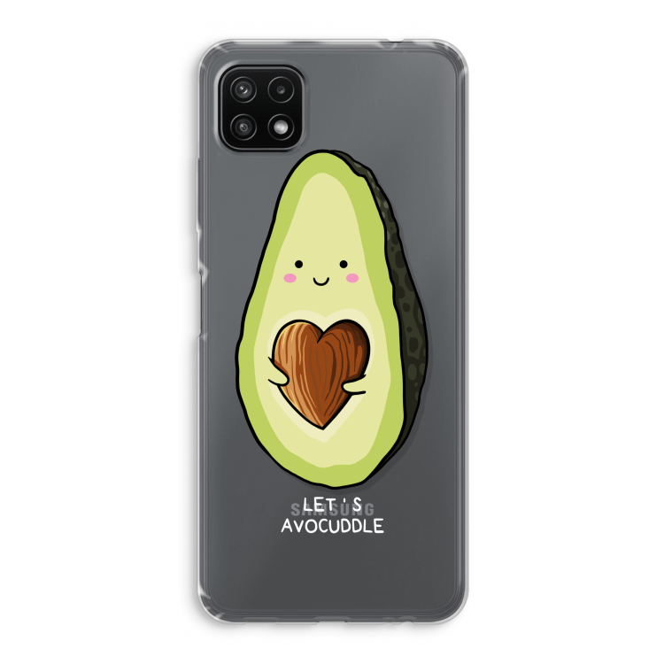 Avocuddle: Samsung Galaxy A22 5G Transparant Hoesje