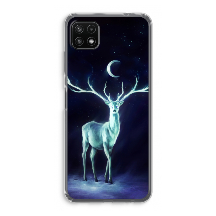 Nightbringer: Samsung Galaxy A22 5G Transparant Hoesje