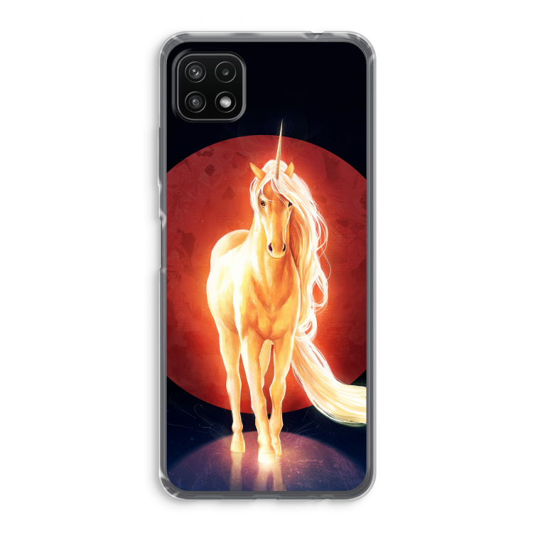 Last Unicorn: Samsung Galaxy A22 5G Transparant Hoesje
