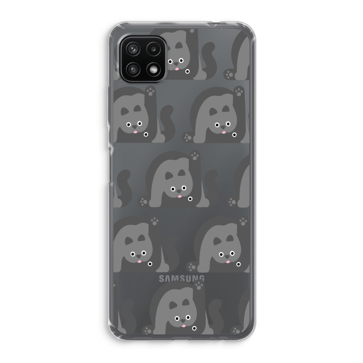Cats: Samsung Galaxy A22 5G Transparant Hoesje