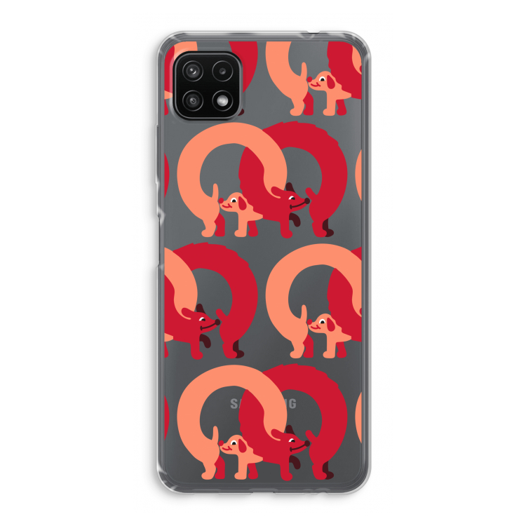 Dogs: Samsung Galaxy A22 5G Transparant Hoesje