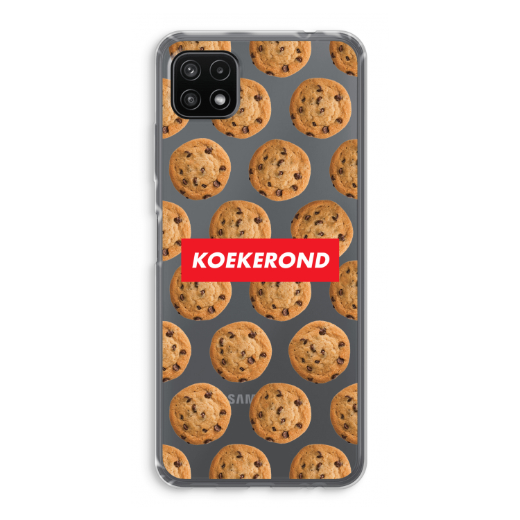 Koekerond: Samsung Galaxy A22 5G Transparant Hoesje