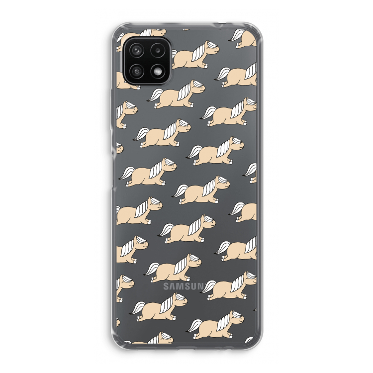 Ponys: Samsung Galaxy A22 5G Transparant Hoesje