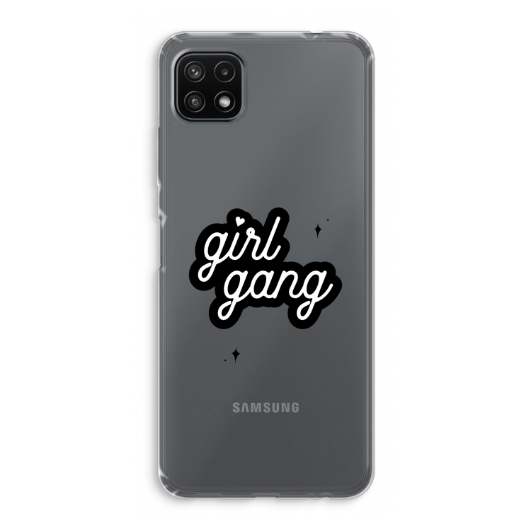 Girl Gang: Samsung Galaxy A22 5G Transparant Hoesje