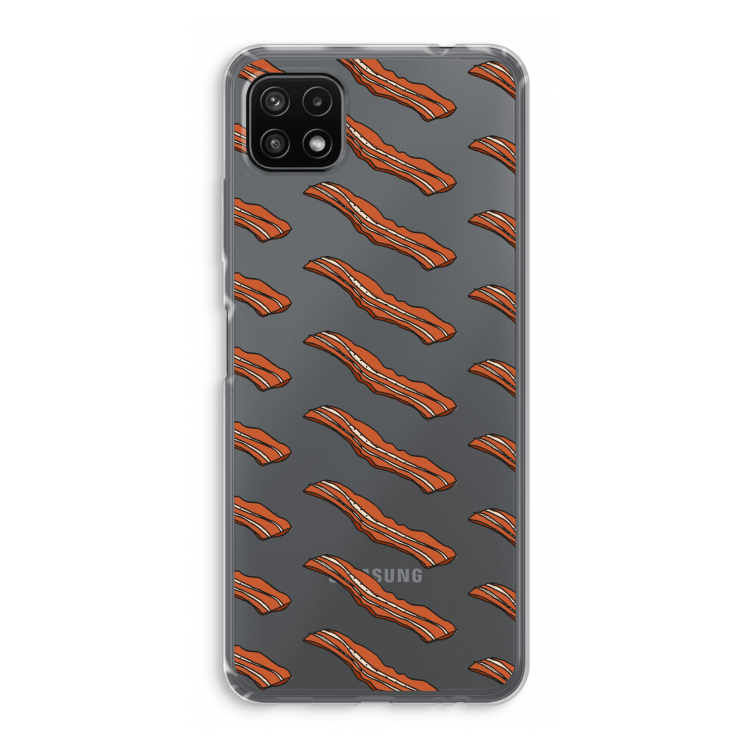 Bacon to my eggs #2: Samsung Galaxy A22 5G Transparant Hoesje