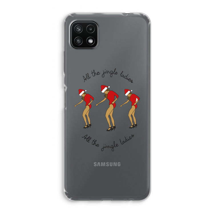 Jingle Ladies: Samsung Galaxy A22 5G Transparant Hoesje