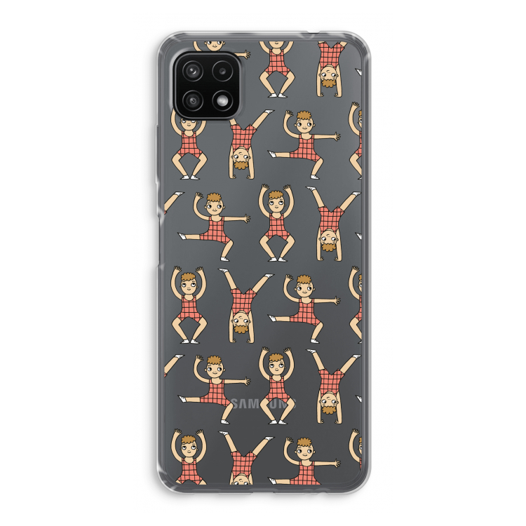 Gymboys: Samsung Galaxy A22 5G Transparant Hoesje