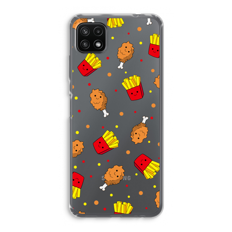 Chicken 'n Fries: Samsung Galaxy A22 5G Transparant Hoesje
