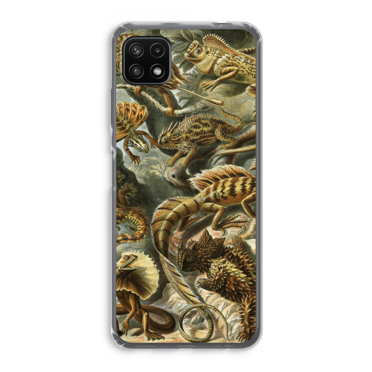 Haeckel Lacertilia: Samsung Galaxy A22 5G Transparant Hoesje