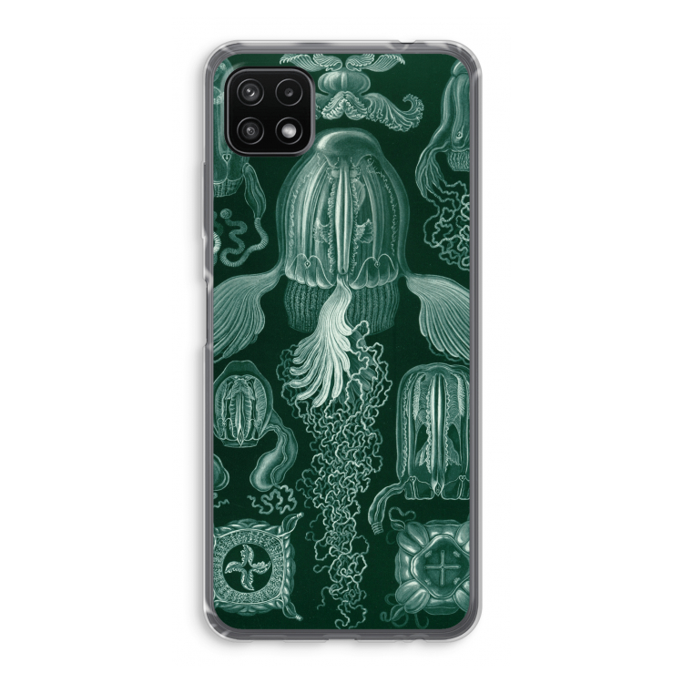 Haeckel Cubomedusae: Samsung Galaxy A22 5G Transparant Hoesje