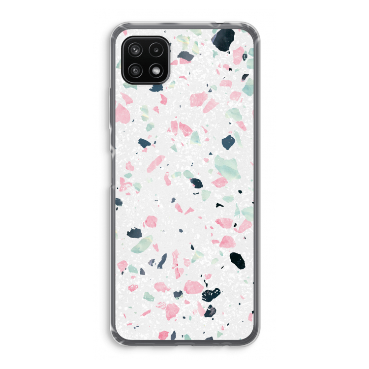 Terrazzo N°3: Samsung Galaxy A22 5G Transparant Hoesje
