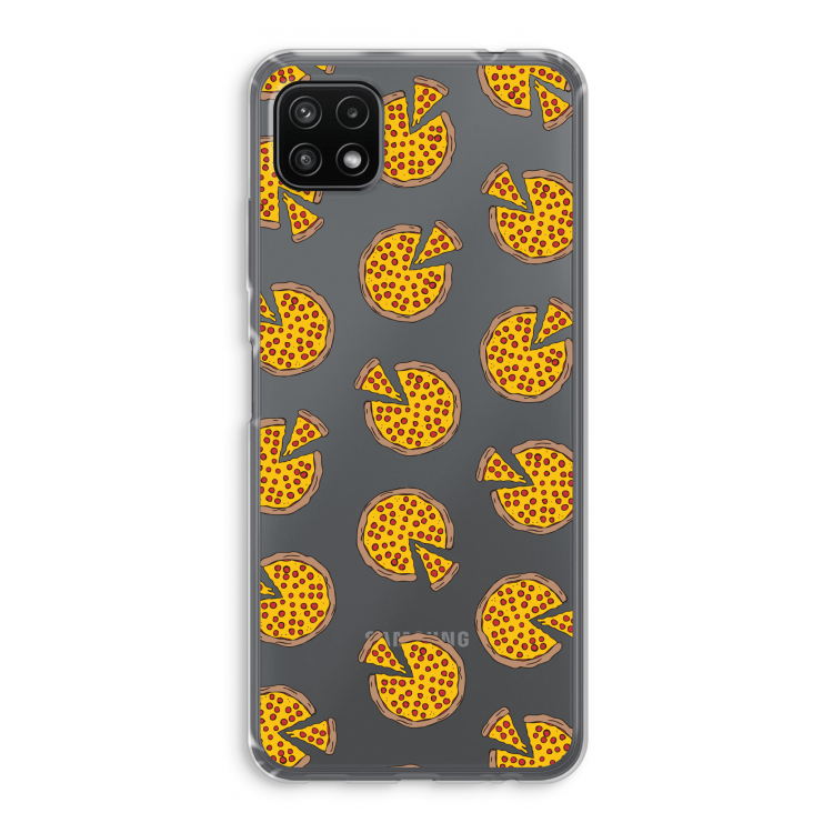 You Had Me At Pizza: Samsung Galaxy A22 5G Transparant Hoesje