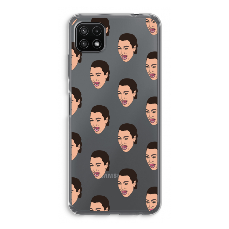 Ugly Cry Call: Samsung Galaxy A22 5G Transparant Hoesje