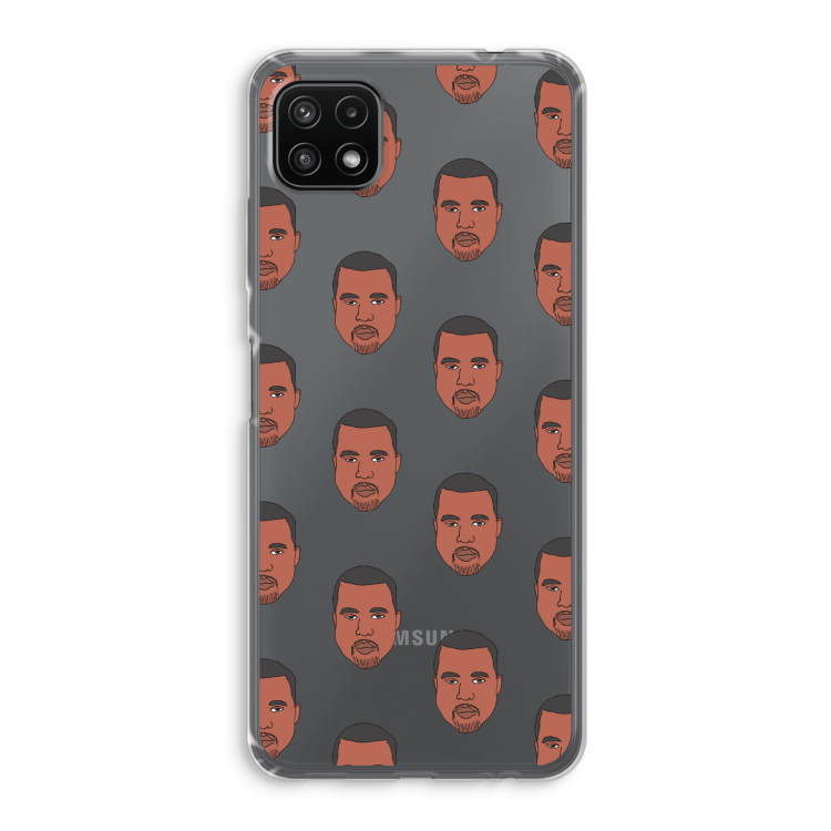 Kanye Call Me?: Samsung Galaxy A22 5G Transparant Hoesje