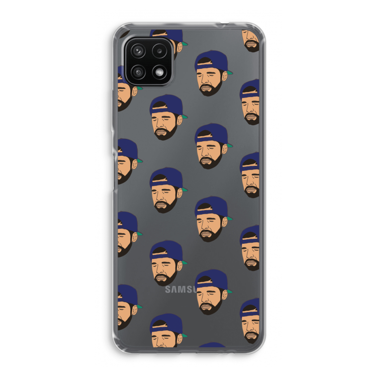 Drake Away: Samsung Galaxy A22 5G Transparant Hoesje