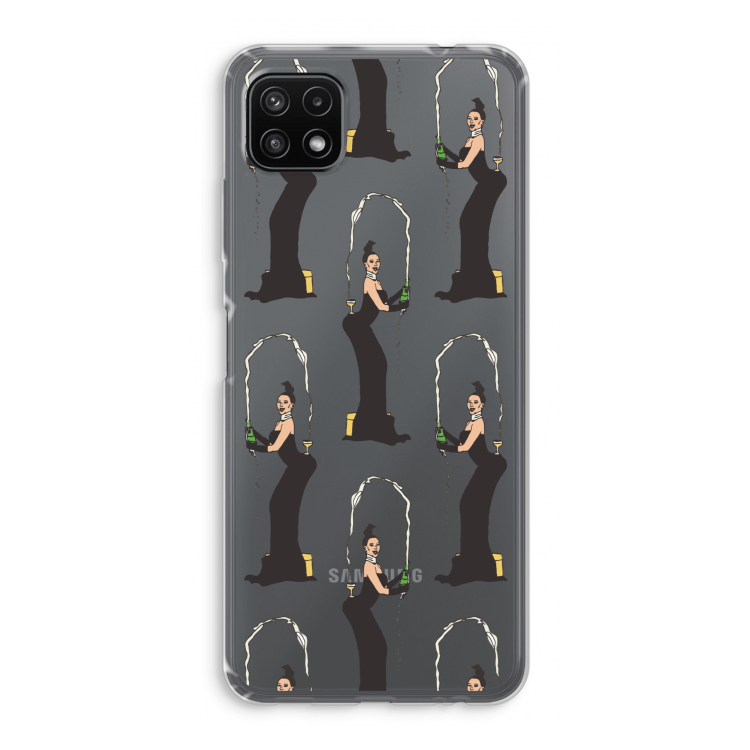 Pop Some Kim: Samsung Galaxy A22 5G Transparant Hoesje