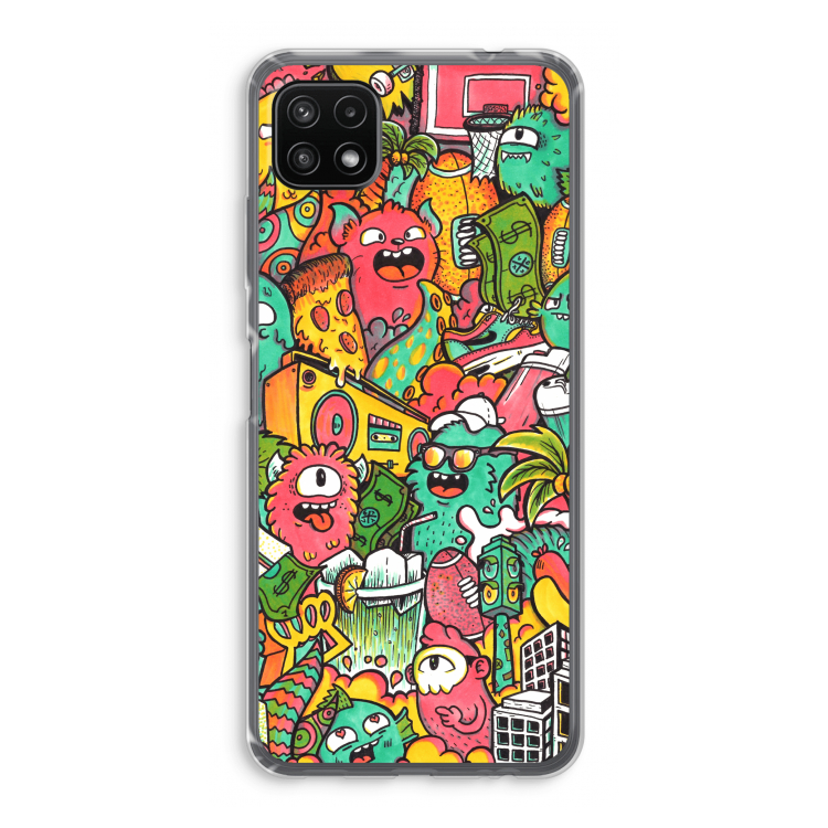 Vexx City: Samsung Galaxy A22 5G Transparant Hoesje