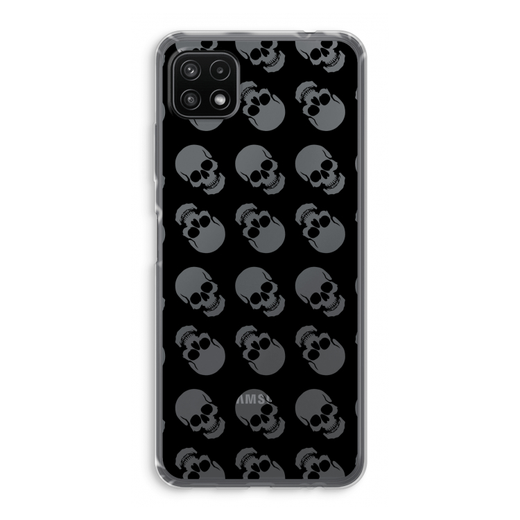 Musketon Skulls: Samsung Galaxy A22 5G Transparant Hoesje