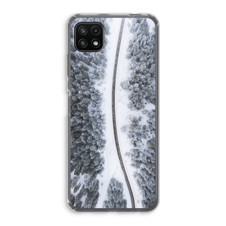 Snøfall: Samsung Galaxy A22 5G Transparant Hoesje