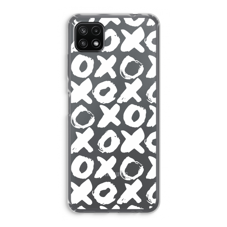 XOXO: Samsung Galaxy A22 5G Transparant Hoesje