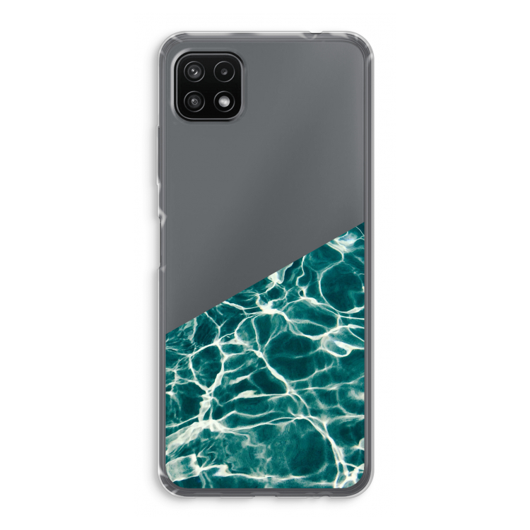 Weerkaatsing water: Samsung Galaxy A22 5G Transparant Hoesje
