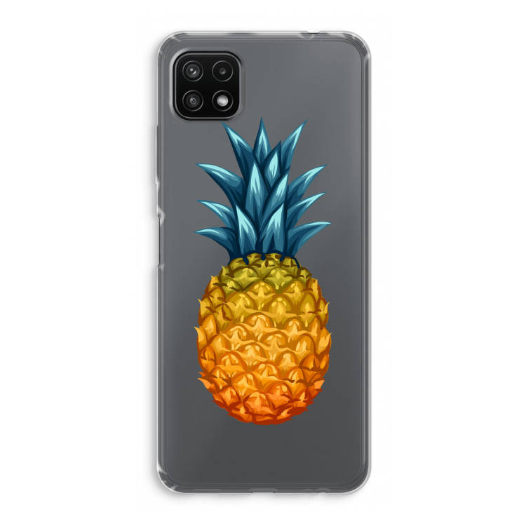 Grote ananas: Samsung Galaxy A22 5G Transparant Hoesje