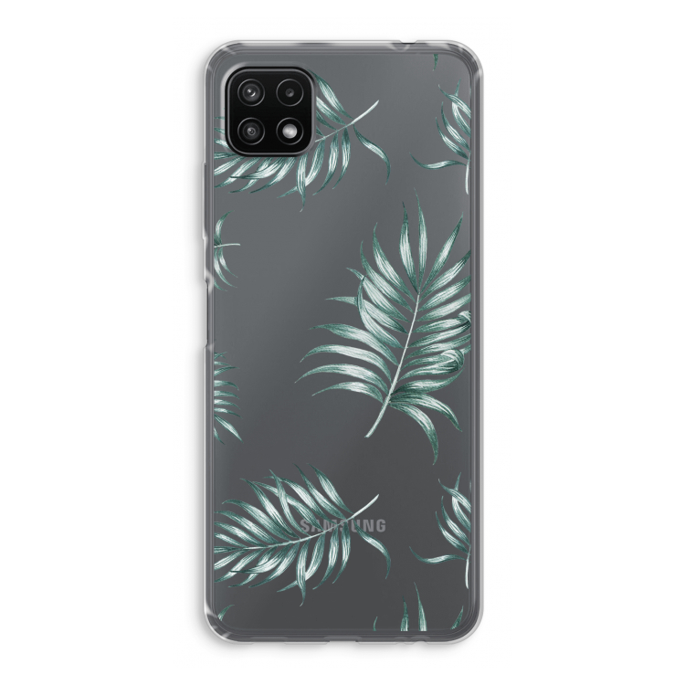 Simple leaves: Samsung Galaxy A22 5G Transparant Hoesje